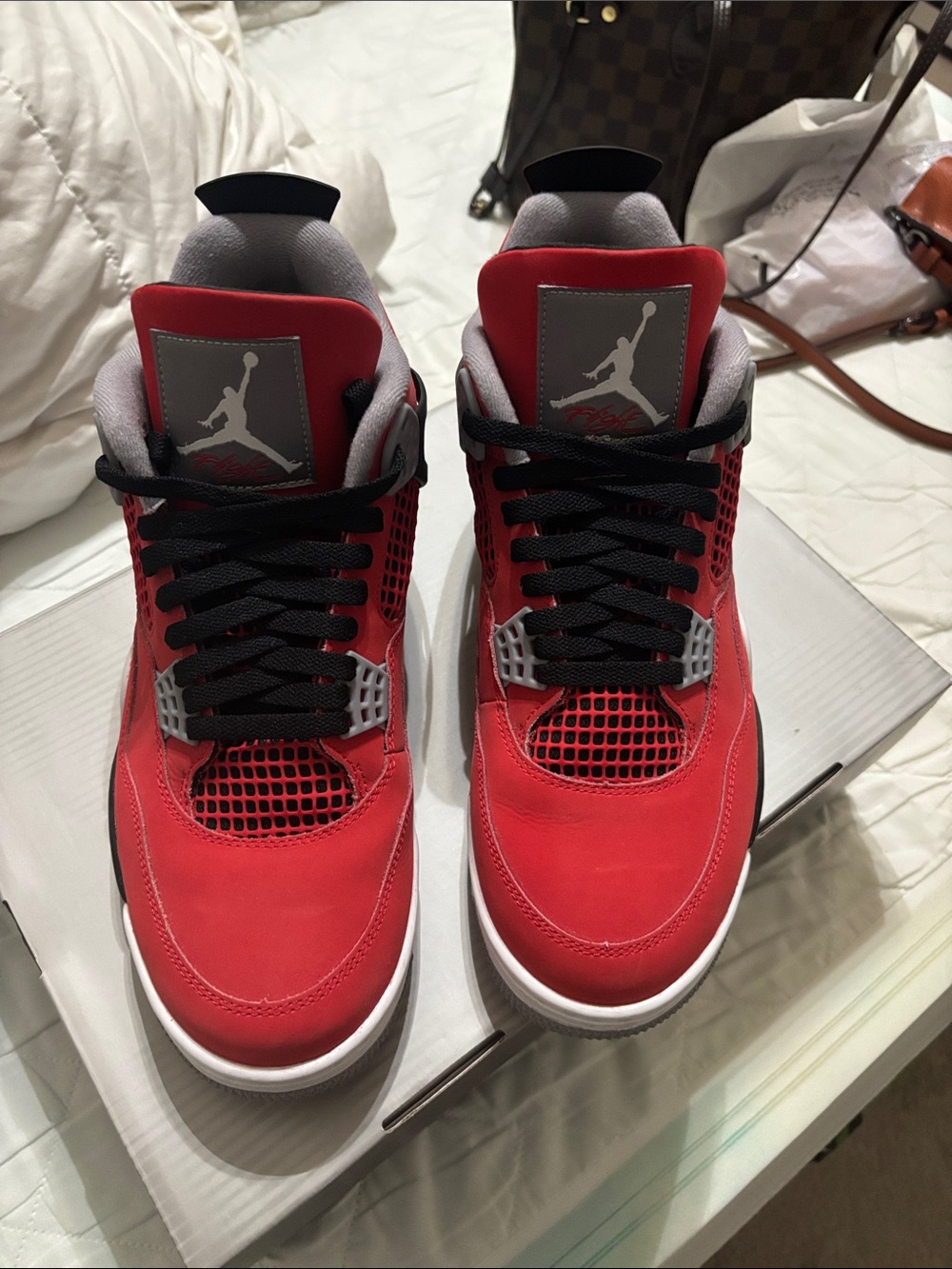 Jordan Red and Black Men's Sneakers